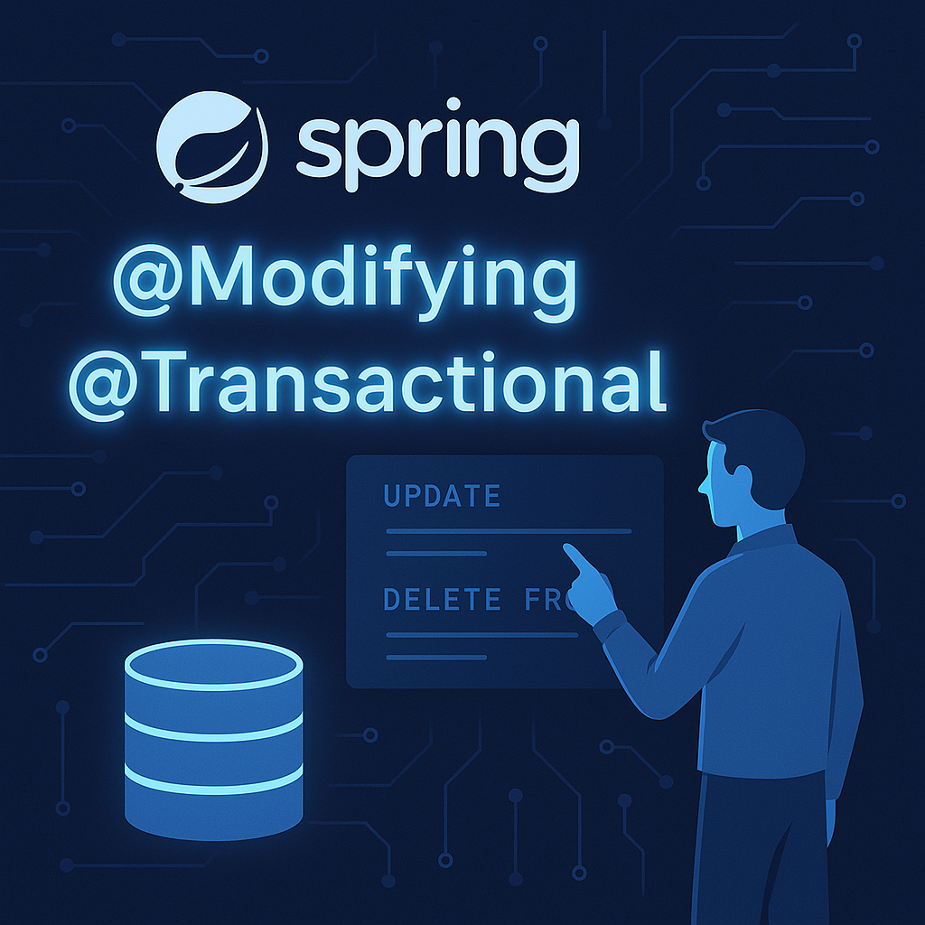 Using @Modifying and @Transactional in Spring JPA
