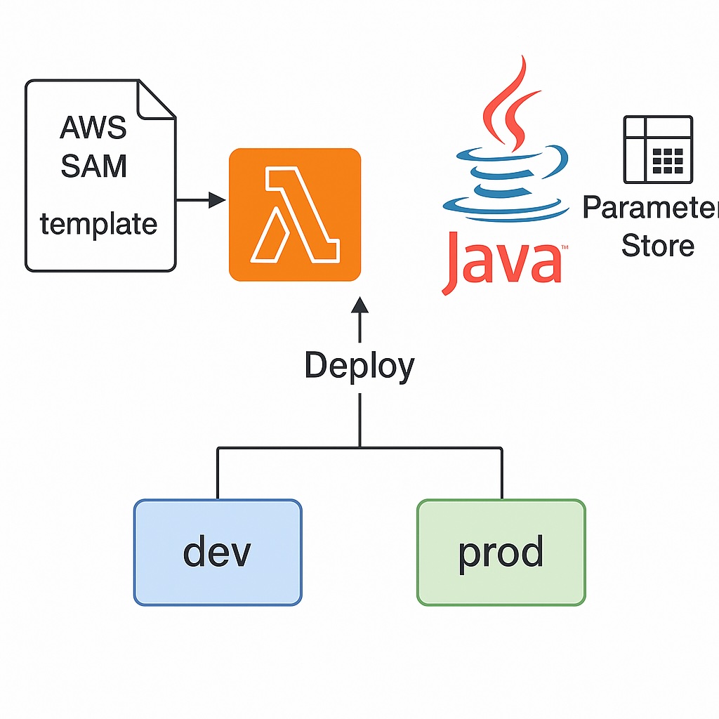 Deploying Java AWS Lambda to Multiple Environments Using AWS SAM, Parameter Store, and One Codebase
