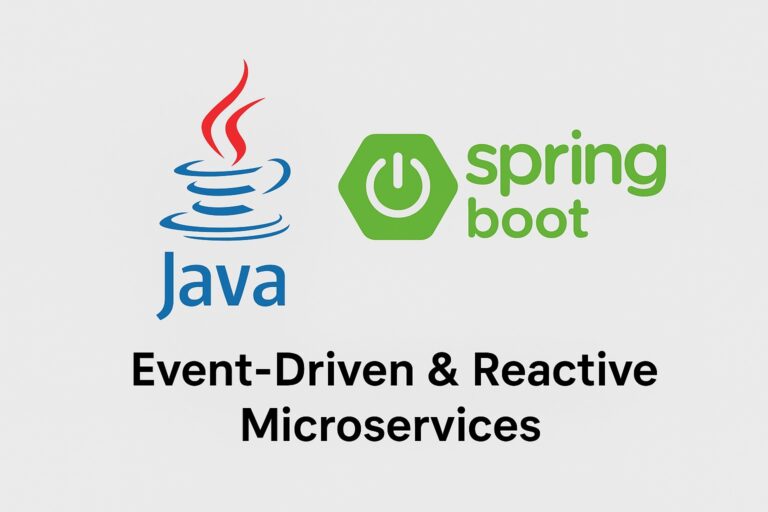 Designing Scalable Event-Driven & Reactive Microservices Architecture in Spring Boot